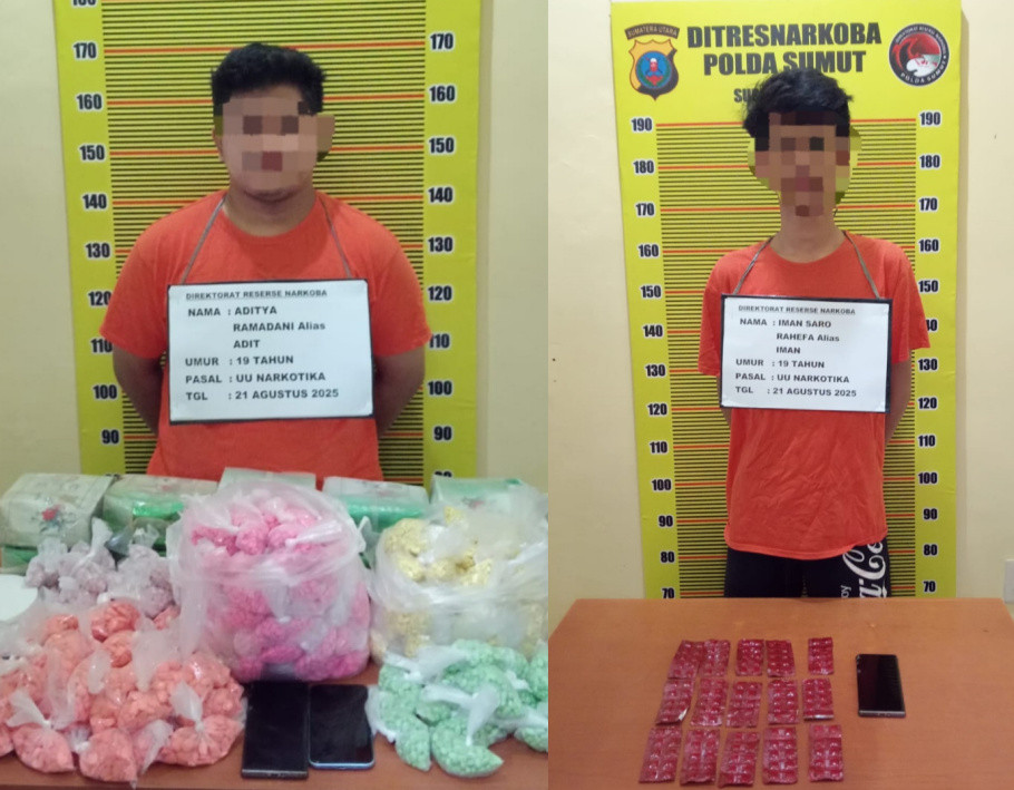 Jaringan Narkoba Antarprovinsi Diungkap Polda Sumut, Kerap Edarkan Sekitar Apartemen di Medan
