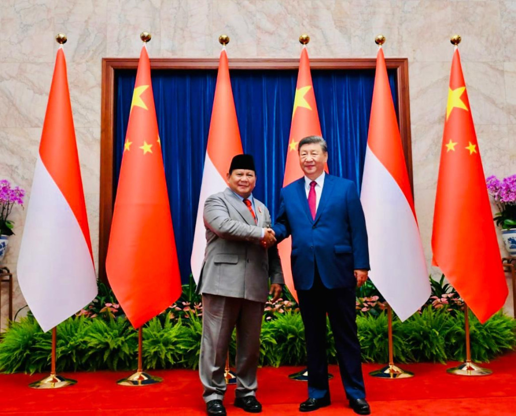 Prabowo Bertemu Xi Jinping di Beijing, Bahas Giant Sea Wall