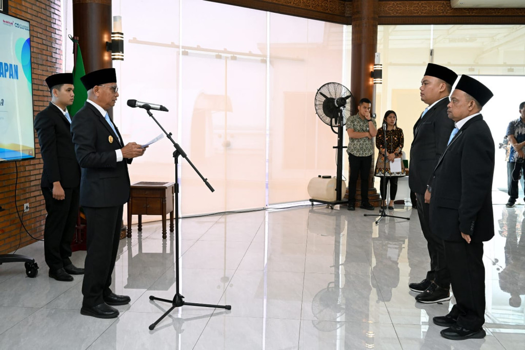 Direktur PT PSU dan PD AIJ Dilantik, Ini Pesan Wagub Sumut