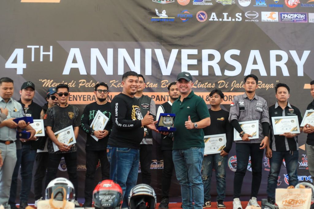 Anniversary ke- 4 Tahun, Pemko Medan Berharap Sonic Dapat Berikan Contoh Positif Bagi Komunitas Motor