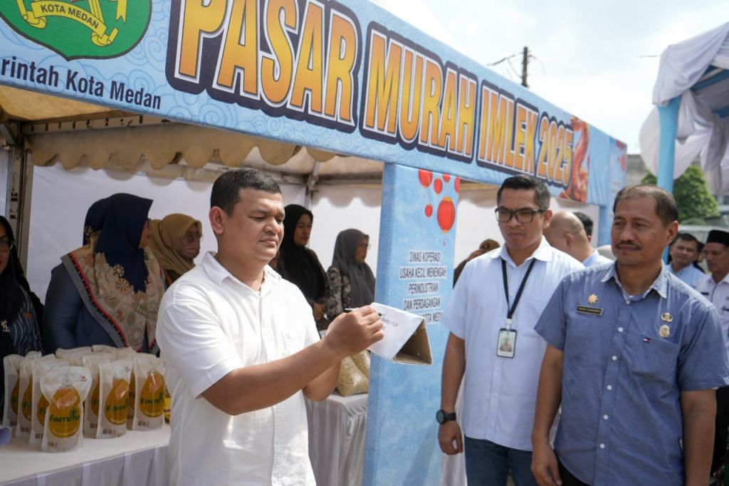 Tekan Kenaikan Harga, Pemko Medan Gelar Pasar Murah Jelang Imlek